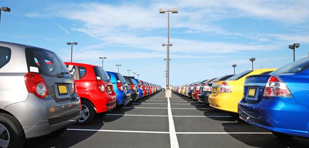 car lot header buying a car online