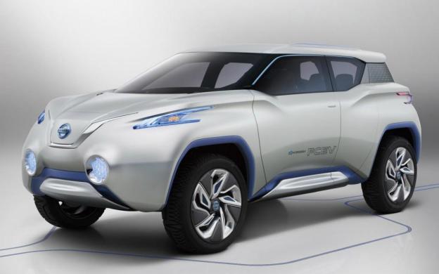 Nissan Terra concept front three-quarter view