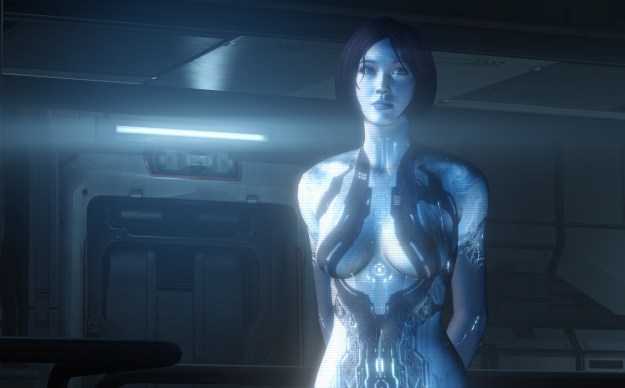 Cortana played by Mackenzie Mason