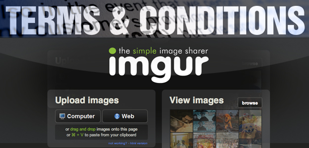 terms and conditions imgur