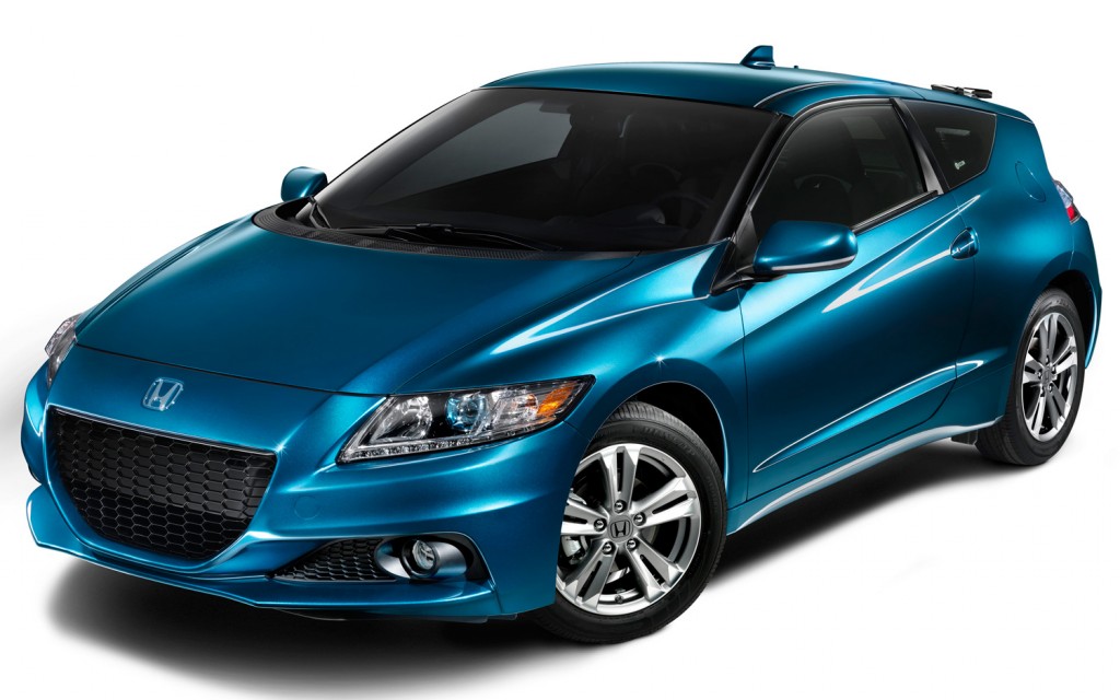 2013 Honda CR-Z front overhead view
