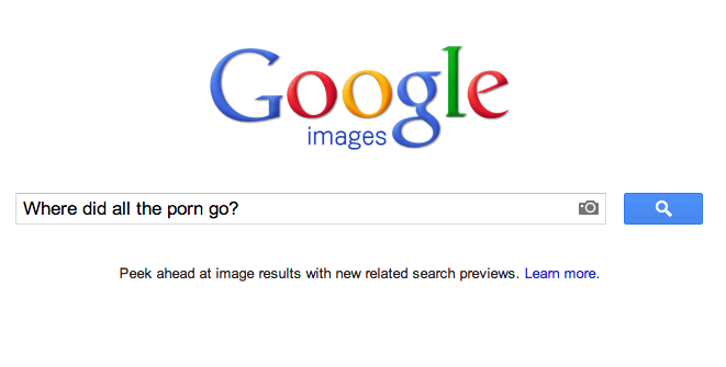 Google hides NSFW images
