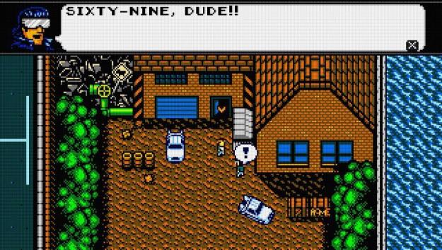 Retro City Rampage -- Bill & Ted's Excellent Adventure reference