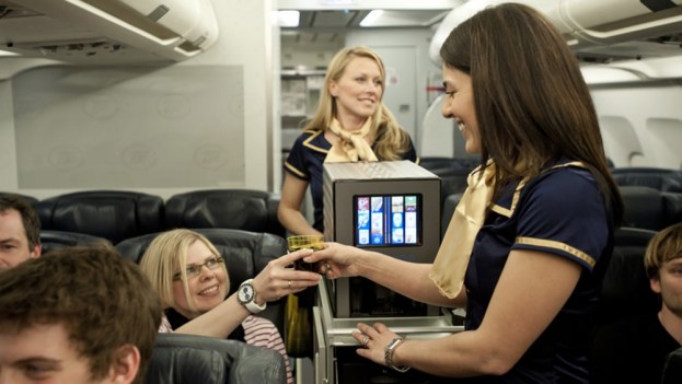 skytender flight attendants