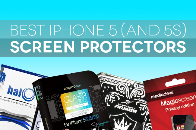 best iphone 5 screen protectors header image
