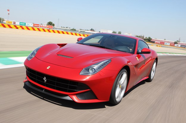 Ferrari F12berlinetta on track
