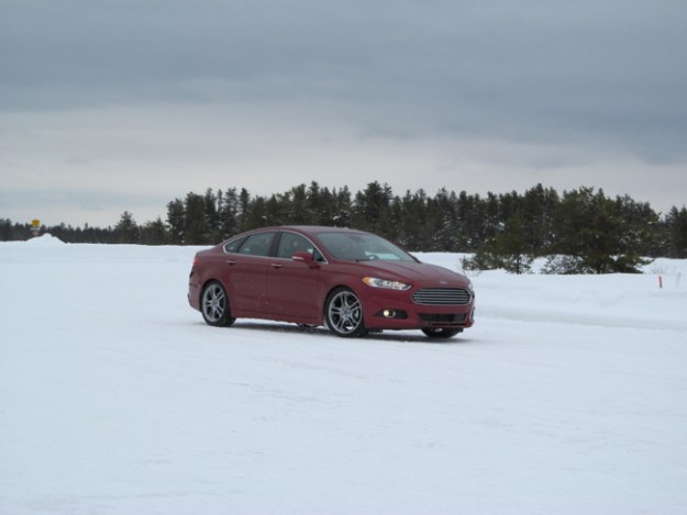 2013 Ford Fusion winter testing