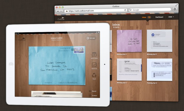 Outbox on ipad and the Web