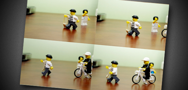 Stop motion lego animation