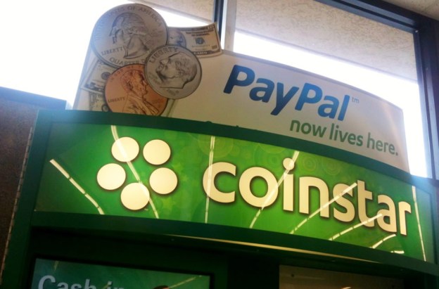 PayPal on Coinstar machines