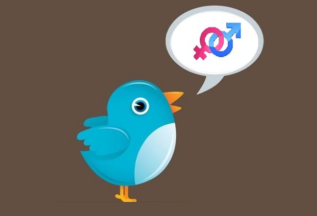 twitter bird male female gender symbols