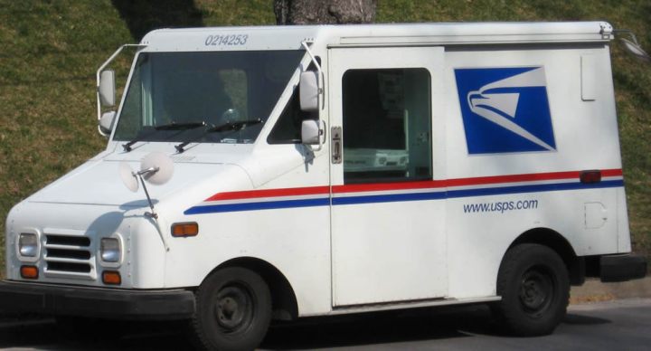 usps mail truck