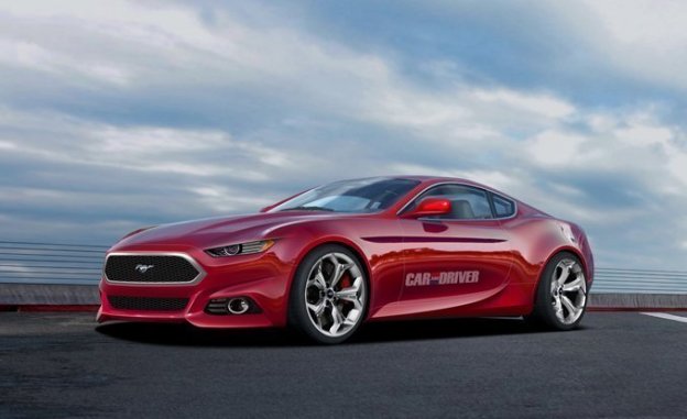 Car & Driver Rendering of 2015 Ford Mustang