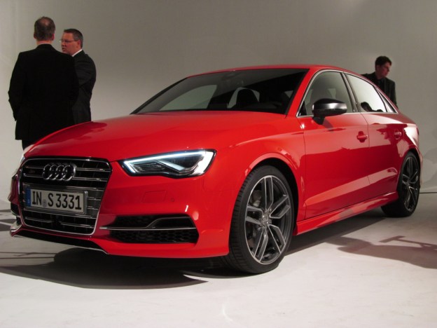 2015 Audi S3 reveal front three quarter