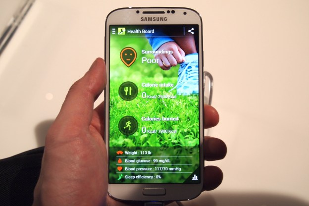 Galaxy S4 S Health