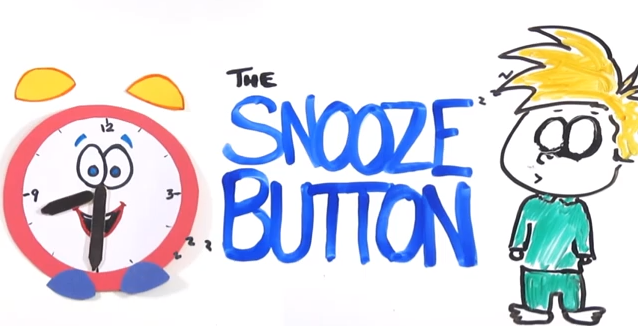 Snooze button ASAP Science video