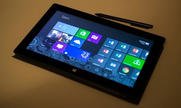 Windows surface tablet