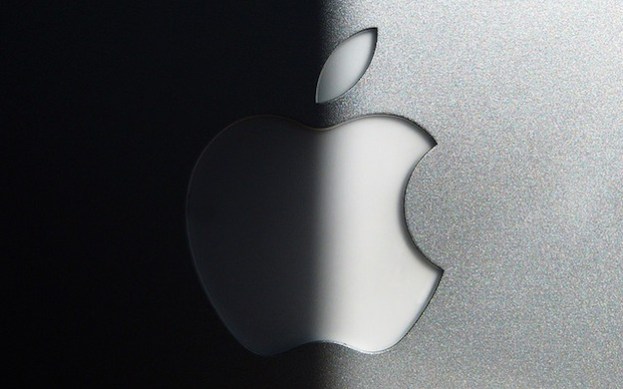 apple logo shadow