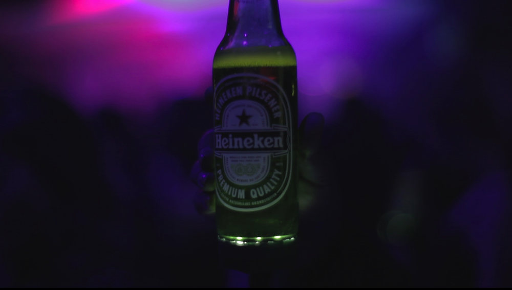Heineken Ignite smart bottle lights