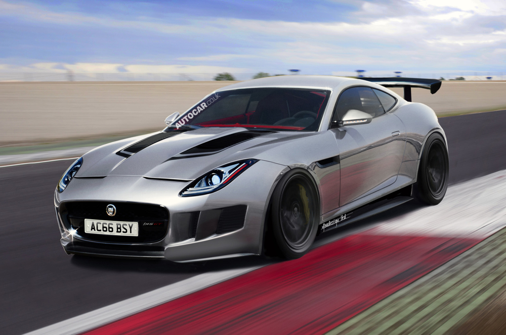 Jaguar F-Type GT rendering