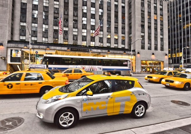 Nissan Leaf New York City Taxi
