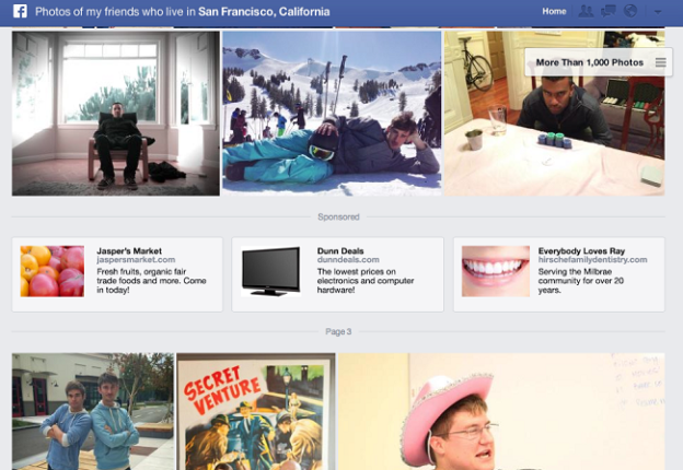 facebook graph search ads