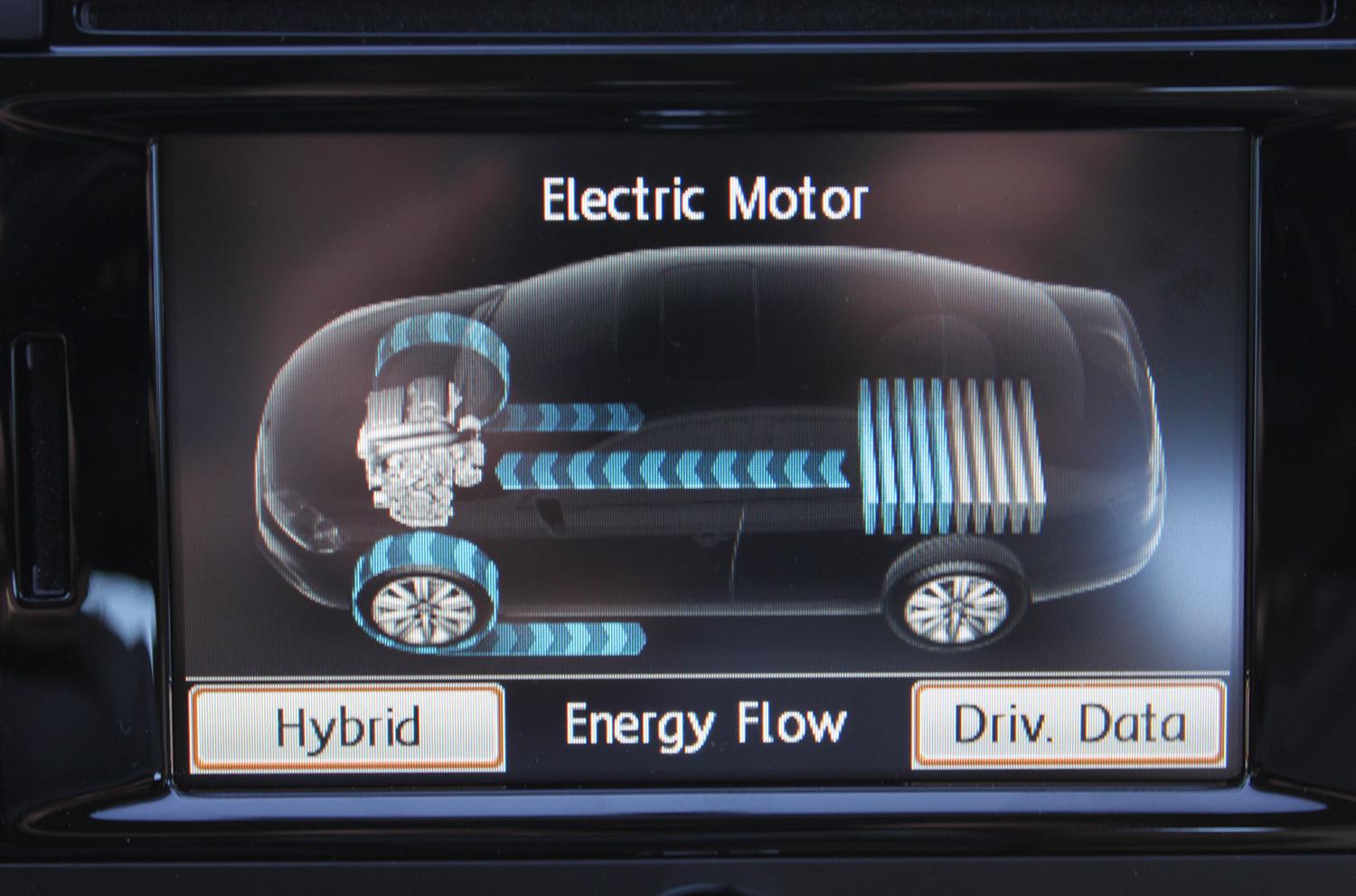 2013 volkswagen jetta hybrid sel interior rns 315 touchscreen energyflow