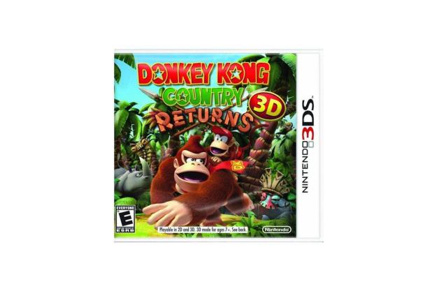 donkey kong country returns 3d review cover art