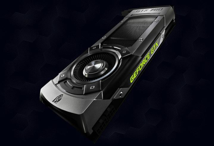 The GeForce GTX 780 graphics card.