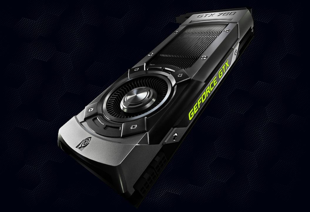 A placa de vídeo GeForce GTX 780.