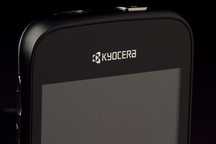 Kyocera Hydro EDGE waterproof smartPhone top macro angle