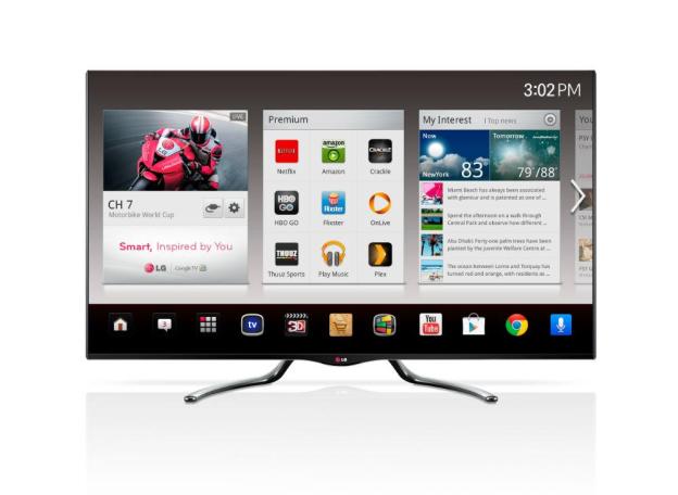 LG Google TV app screen small
