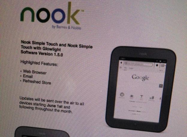 Nook Simple Touch Update