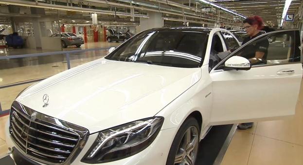 Mercedes S63 AMG in production