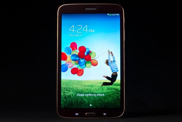 Samsung Galaxy Tab 3 review front lock screen