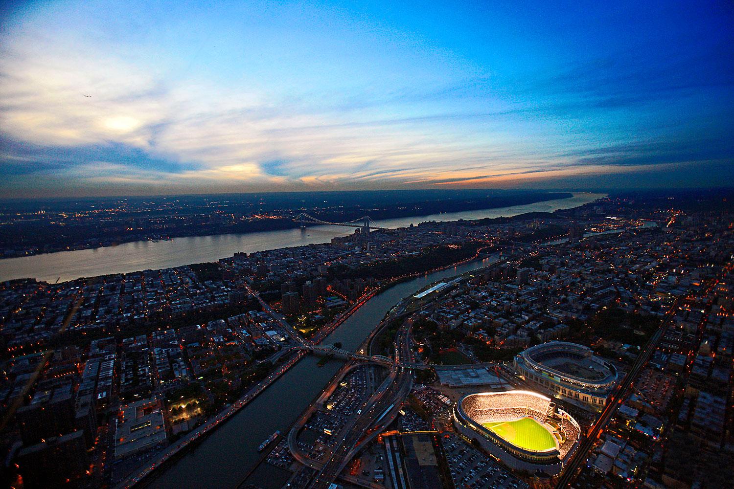 Yankees photographer Ariele Goldman Hecht stadium ariel view