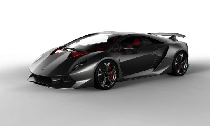 Lamborghini Sesto Elemento concept front three quarter