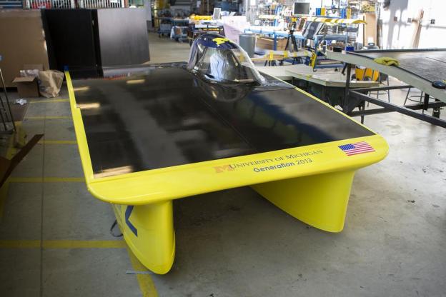 UM solar-powered car