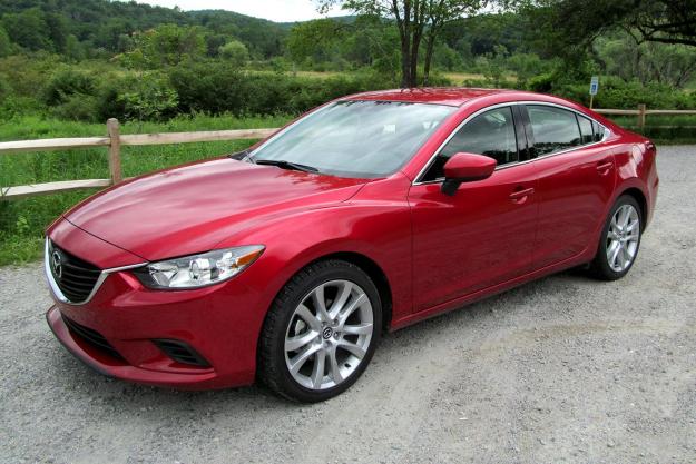 2014 mazda6 i touring review front side angle