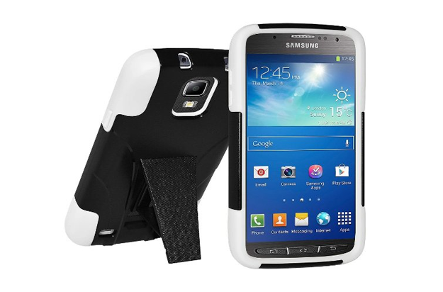 best galaxy s4 active cases amzer hybrid case with kickstand