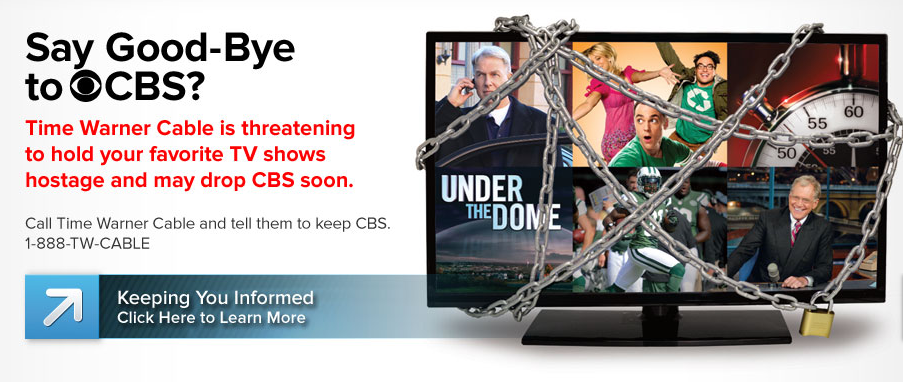 CBS Time Warner Cable blackout