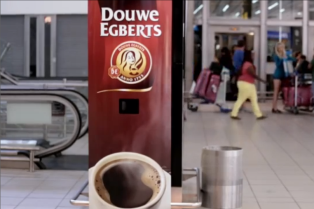 Douwe Egberts yawn coffee machine
