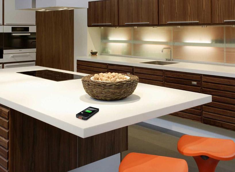 DuPont PMA wireless charging kitchen surface