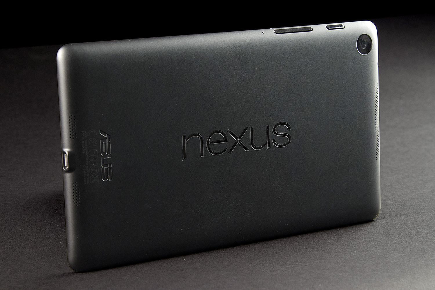 Google Nexus 7 back angle