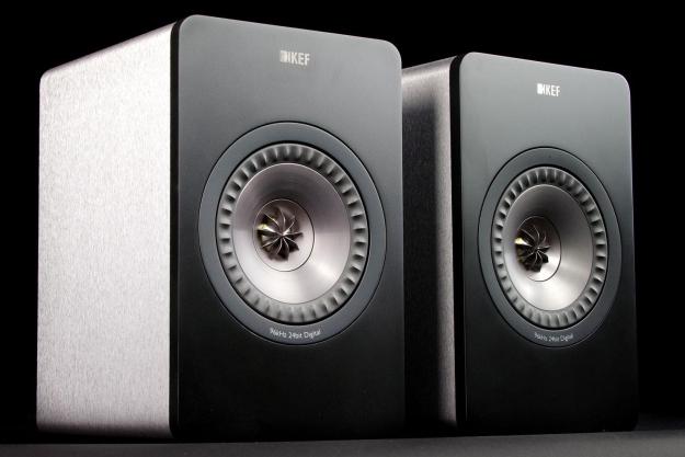 KEF X300 A review speakers angle