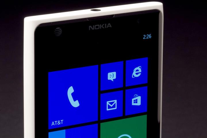 Nokia Lumia 1020 top angle