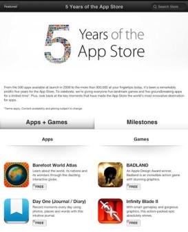 app store five years