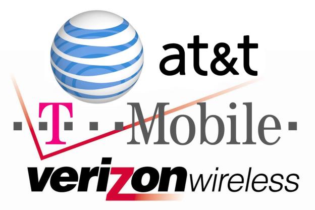 Verizon AT&T T-Mobile