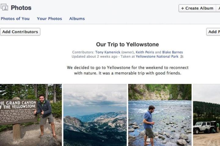 facebook debuts shared photo albums via mashable