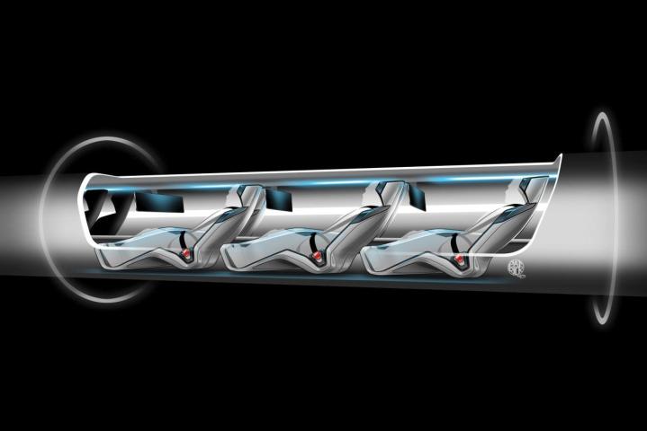 musk details hyperloop high speed transport plans says someone else should build it passenger capsule version cut away